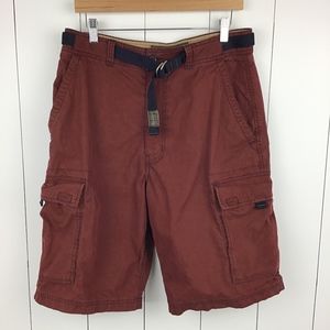 Abercrombie And Fitch Men's S Belted Cargo Shorts